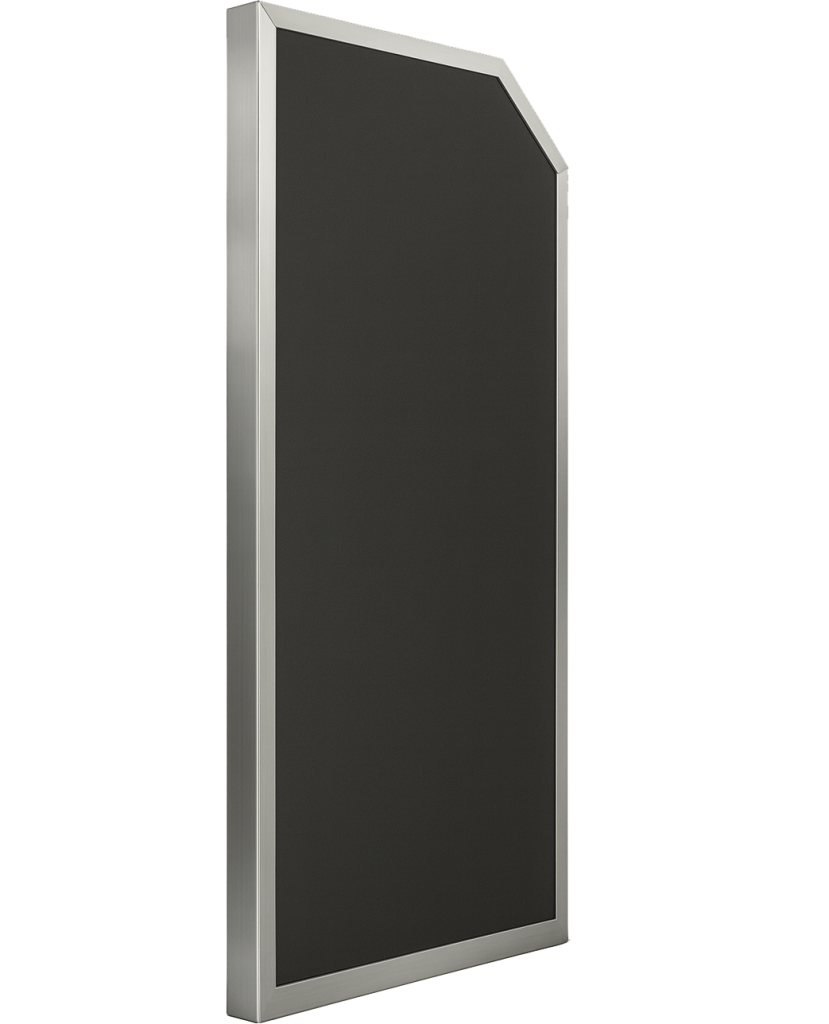Guardsman Stall in its standard configuration with a stainless steel frame